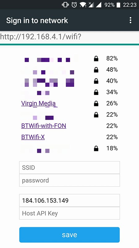 Android will try and connect to a reserved IP over a internet connection…